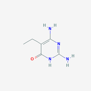 2,6-Diamino-5-ethylpyrimidin-4(3h)-one - 3977-25-1