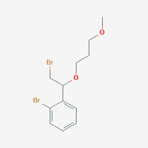 1-Bromo-2-(2-bromo-1-(3-methoxypropoxy)ethyl)benzene - 