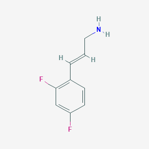 3-(2,4-Difluorophenyl)prop-2-en-1-amine - 