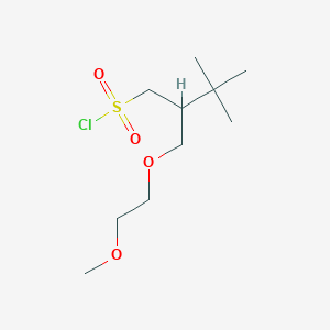 2-((2-Methoxyethoxy)methyl)-3,3-dimethylbutane-1-sulfonyl chloride - 