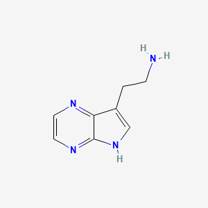 2-(5H-Pyrrolo[2,3-B]pyrazin-7-YL)ethanamine - 