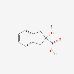 2-methoxy-2,3-dihydro-1H-indene-2-carboxylicacid - 
