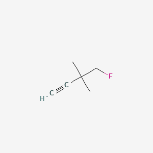 4-Fluoro-3,3-dimethylbut-1-yne - 
