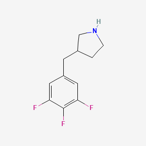 3-(3,4,5-Trifluorobenzyl)pyrrolidine - 