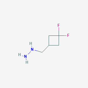 ((3,3-Difluorocyclobutyl)methyl)hydrazine - 