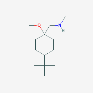 1-(4-(Tert-butyl)-1-methoxycyclohexyl)-N-methylmethanamine - 
