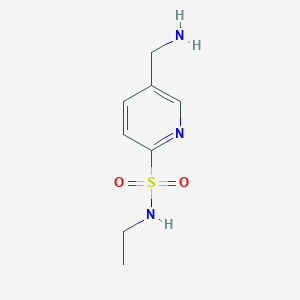 5-(aminomethyl)-N-ethylpyridine-2-sulfonamide - 