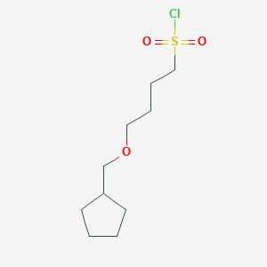 4-(Cyclopentylmethoxy)butane-1-sulfonyl chloride - 