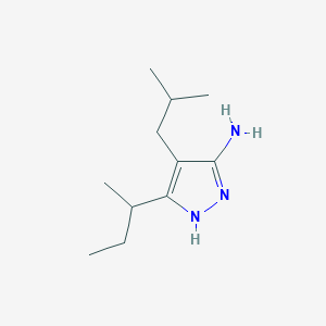3-(Sec-butyl)-4-isobutyl-1h-pyrazol-5-amine - 