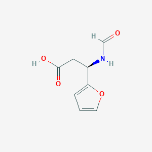 (r)-3-Formamido-3-(furan-2-yl)propanoic acid - 