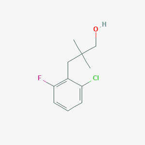 3-(2-Chloro-6-fluorophenyl)-2,2-dimethylpropan-1-ol - 