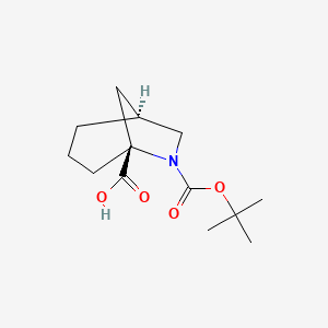 (1S,5R)-6-[(tert-butoxy)carbonyl]-6-azabicyclo[3.2.1]octane-5-carboxylicacid - 