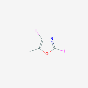 2,4-Diiodo-5-methyl-1,3-oxazole - 