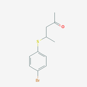 4-((4-Bromophenyl)thio)pentan-2-one - 