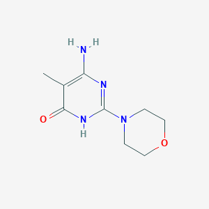6-Amino-5-methyl-2-morpholinopyrimidin-4(3h)-one - 