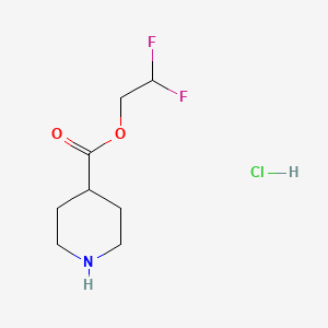 2,2-Difluoroethylpiperidine-4-carboxylatehydrochloride - 