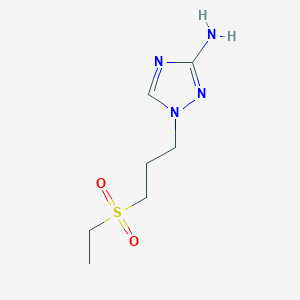 1-(3-(Ethylsulfonyl)propyl)-1h-1,2,4-triazol-3-amine - 