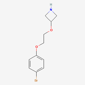 3-(2-(4-Bromophenoxy)ethoxy)azetidine - 