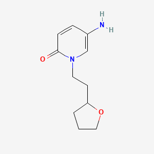 5-Amino-1-(2-(tetrahydrofuran-2-yl)ethyl)pyridin-2(1h)-one - 
