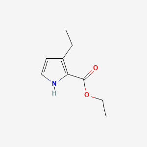 1H-Pyrrole-2-carboxylic acid, 3-ethyl-, ethyl ester - 