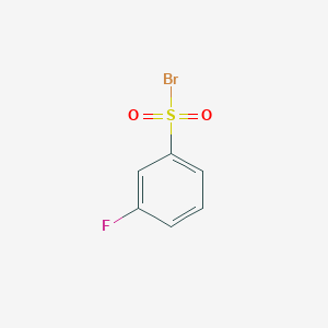 3-Fluorobenzene-1-sulfonyl bromide - 