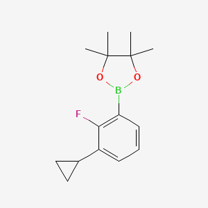 2-(3-Cyclopropyl-2-fluorophenyl)-4,4,5,5-tetramethyl-1,3,2-dioxaborolane - 