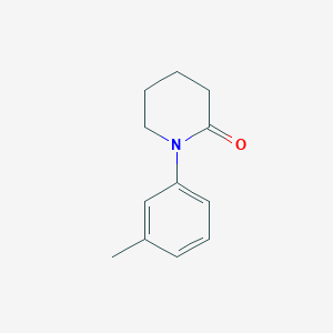 1-(3-Methylphenyl)piperidin-2-one - 78648-32-5
