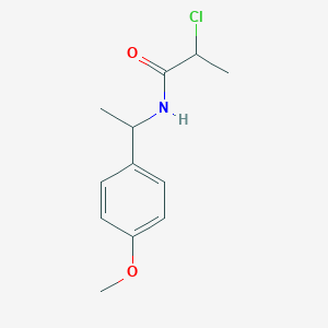 2-Chloro-N-(1-(4-methoxyphenyl)ethyl)propanamide - 