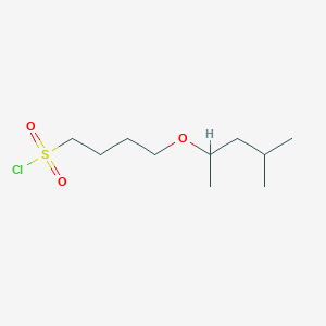 4-((4-Methylpentan-2-yl)oxy)butane-1-sulfonyl chloride - 