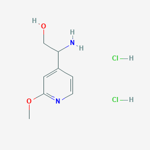 (2R)-2-amino-2-(2-methoxypyridin-4-yl)ethan-1-ol dihydrochloride - 