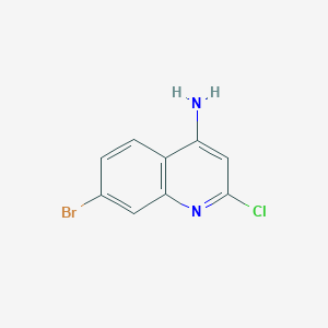 7-Bromo-2-chloroquinolin-4-amine - 
