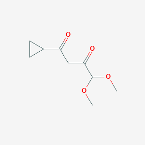 1-Cyclopropyl-4,4-dimethoxybutane-1,3-dione - 