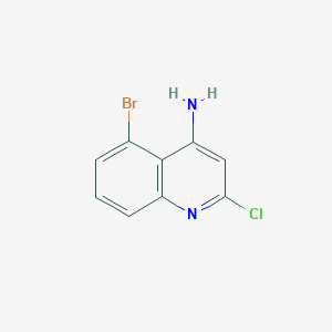 5-Bromo-2-chloroquinolin-4-amine - 