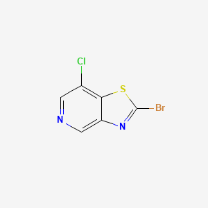 2-Bromo-7-chlorothiazolo[4,5-c]pyridine - 