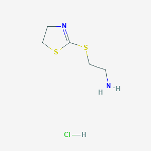 2-((4,5-Dihydrothiazol-2-yl)thio)ethan-1-amine hydrochloride - 