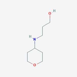 3-[(Oxan-4-yl)amino]propan-1-ol - 