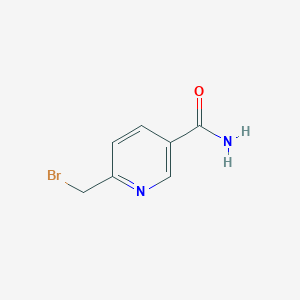 6-(Bromomethyl)nicotinamide - 