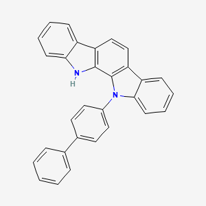 11-([1,1'-Biphenyl]-4-yl)-11,12-dihydroindolo[2,3-a]carbazole - 