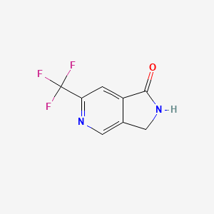 6-(Trifluoromethyl)-2,3-dihydro-1H-pyrrolo[3,4-C]pyridin-1-one - 