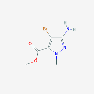 Methyl 3-amino-4-bromo-1-methyl-1H-pyrazole-5-carboxylate - 