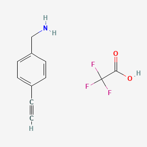 (4-Ethynylphenyl)methanamine 2,2,2-trifluoroacetate - 