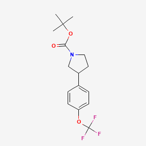 1-Boc-3-[4-(trifluoromethoxy)phenyl]pyrrolidine - 