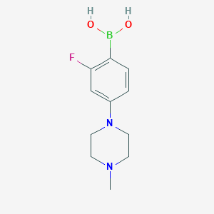 (2-Fluoro-4-(4-methylpiperazin-1-yl)phenyl)boronic acid - 