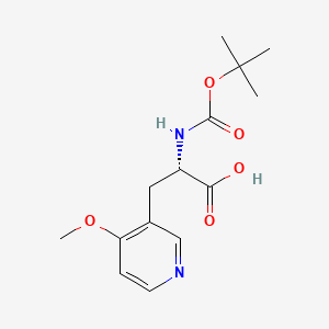 (S)-2-((tert-Butoxycarbonyl)amino)-3-(4-methoxypyridin-3-yl)propanoic acid - 