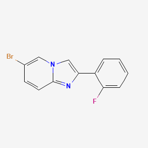 6-Bromo-2-(2-fluorophenyl)imidazo[1,2-a]pyridine - 