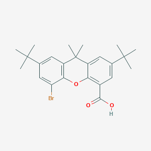 5-Bromo-2,7-di-tert-butyl-9,9-dimethyl-9H-xanthene-4-carboxylic Acid - 