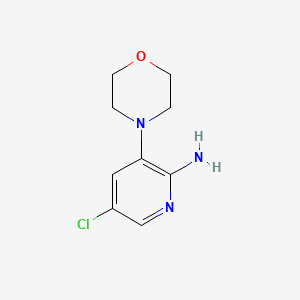 5-Chloro-3-morpholinopyridin-2-amine - 