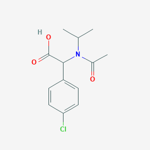 2-(4-Chlorophenyl)-2-(N-isopropylacetamido)acetic Acid - 