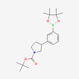 tert-butyl 3-[3-(4,4,5,5-tetramethyl-1,3,2-dioxaborolan-2-yl)phenyl]pyrrolidine-1-carboxylate - 