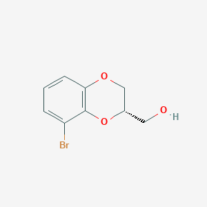 (S)-(8-bromo-2,3-dihydrobenzo[b][1,4]dioxin-2-yl)methanol - 